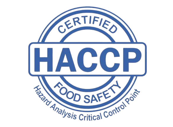 HACCP certified food safety
